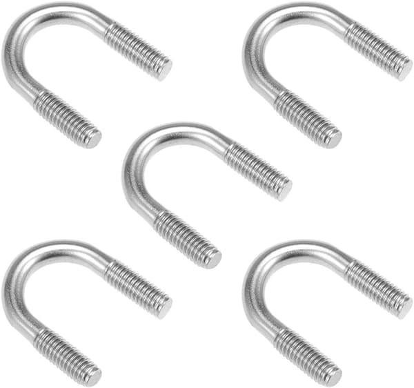 U-bolt fastgørelse M6 rustfrit stål 304 til 16mm diameter rør, ZQKLA