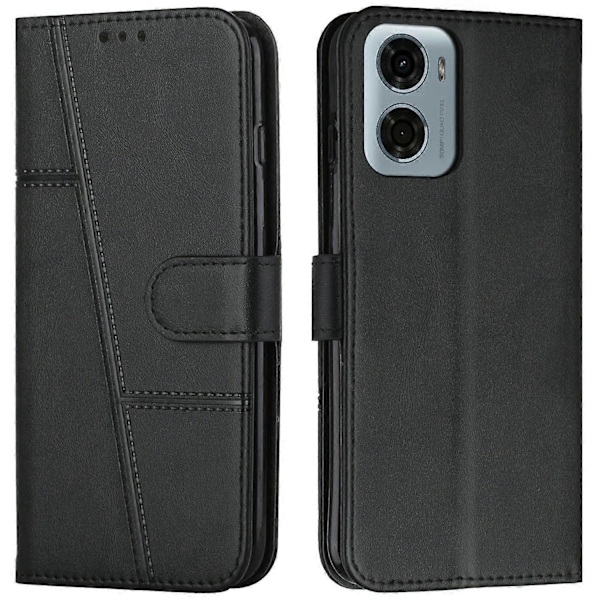Til Motorola Moto G05 4G Etui Stand Flip Beskyttende Læder Telefon Cover Style A
