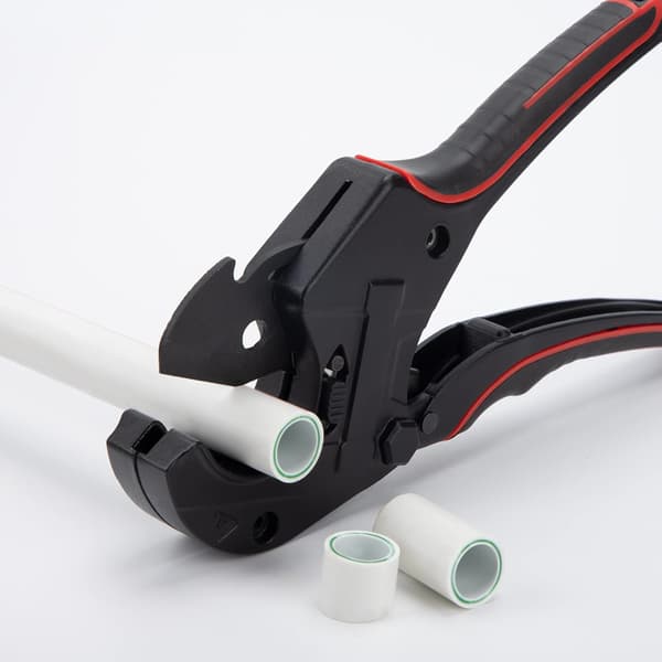 PVC Plast Rørkutter Skrallekutter med Ekstrablad, 42mm, ZQKLA