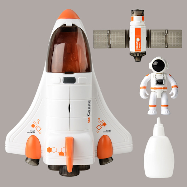 Rymdskepp Leksaksplan För Barn Med Ljus & Ljud & Astronaut, ZQKLA