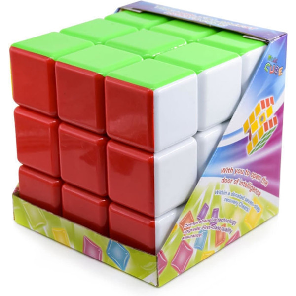 Super Cube Stor Cube Stickerless Speed Cube 18cm Stor Puslespil