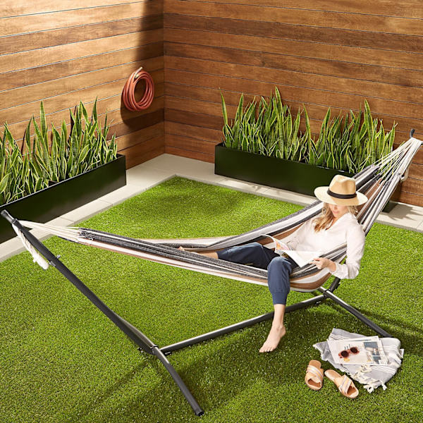 Hängstol Gung Hammock Anti-Roll-Over Canvas Hammock, ZQKLA