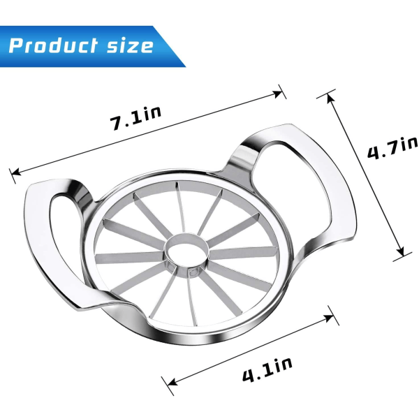 Äppelskivare, 12-bladig stor äppelkärnare och skivare, Äppel C,ZQKLA