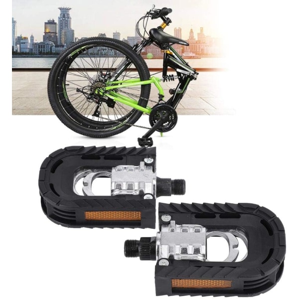 Foldepedal, 1 Par Dobbelte Foldbare Cykelpedaler til Roa, ZQKLA