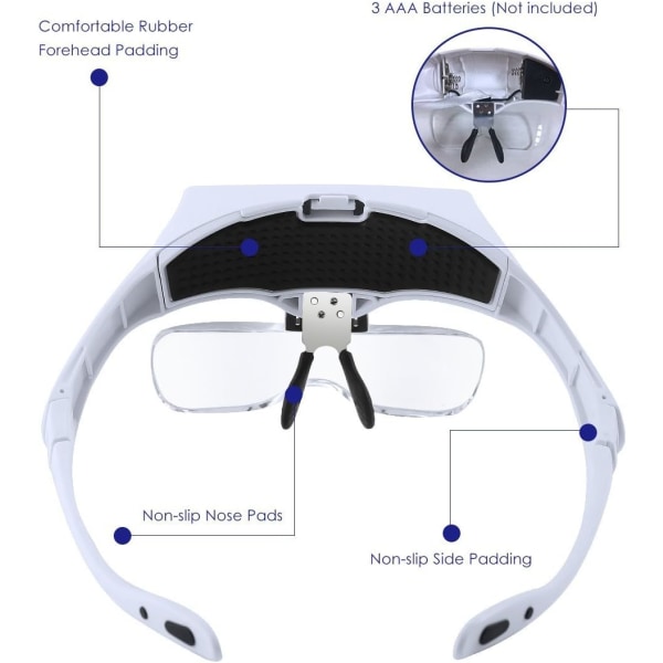 Forstørrelsesglas Belyste Forstørrelsesglas Justerbar J,ZQKLA