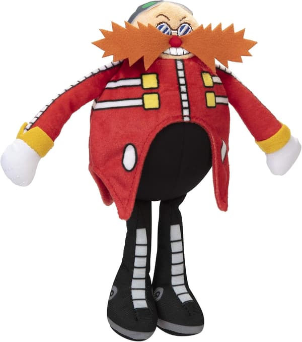 Sonic the Hedgehog Dr. Eggman 30cm skala plysj samleobjekt utstoppet figur