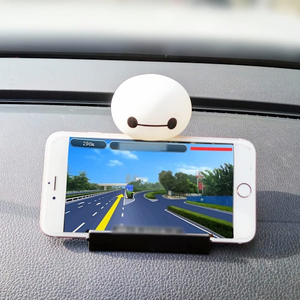 Sød Baymax Dukke Der Ryster Hovedet Med Base & 360 Graders Rotation, ZQKLA