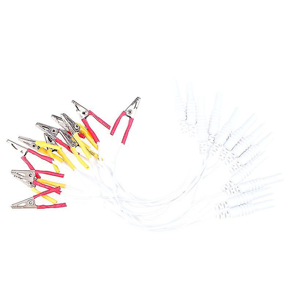 12-pack Alligator Clip-kablar för Elektronisk Akupunkturbehandling