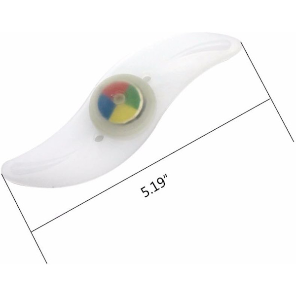 Par Hjulnavslampor med Färgväxlande LED-lampor (2 st)