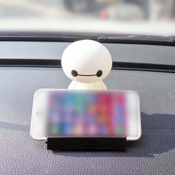 Sød Baymax Dukke Der Ryster Hovedet Med Base & 360 Graders Rotation, ZQKLA