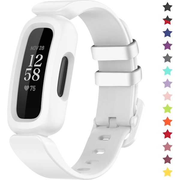 Kompatibel med Fitbit Ace 3 för barn, Mjuk silikon Vattentät, ZQKLA