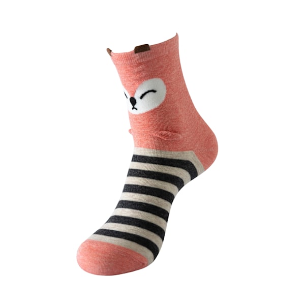 （Stripe）5 par eleganta strumpor för kvinnor, djurstrumpor, kvinnligt co,ZQKLA