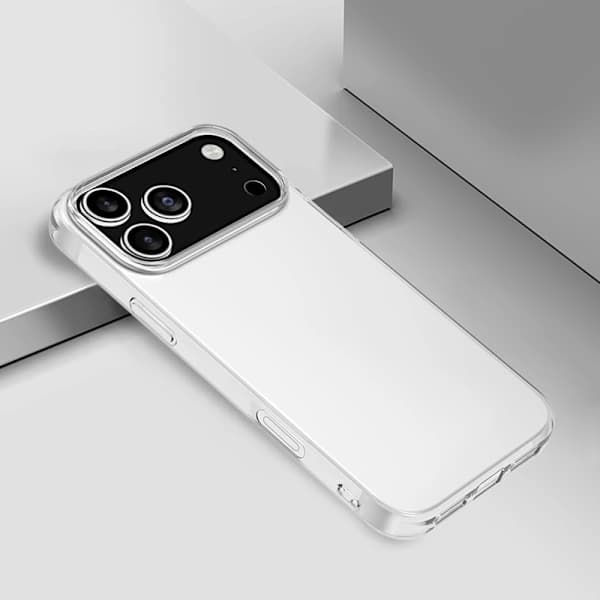 iPhone 17 Pro Kuori Slim Fit TPU Läpinäkyvä,su