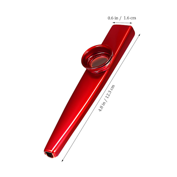 12 stk Kazooer Kazoo Instrument Metall Kazooer For Voksne Begynner Kazooer Ytelse Kazoo For Barn