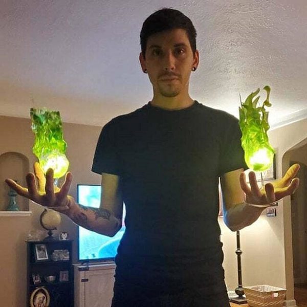 Halloween-leijuuva tulipallo rekvisiitta, valaiseva leijuuva tulipallo, ZQKLA