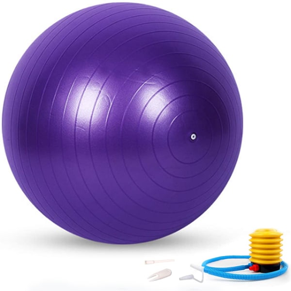 55 cm yoga träningsboll, anti-burst och halk resint övning, ZQKLA