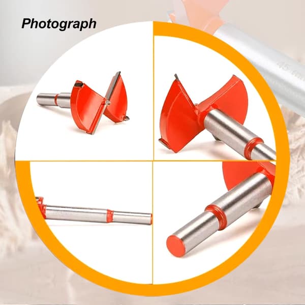 Trebor Drillbits, 30/40/45/50/60mm Karbid Trebearbeiding, ZQKLA