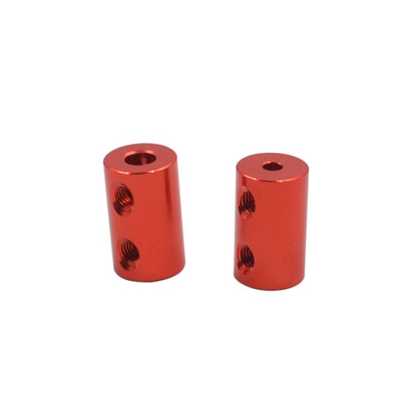 6mm til 6mm Bore Kobling Motoraks Rigid Kobling Sett Skrue, ZQKLA