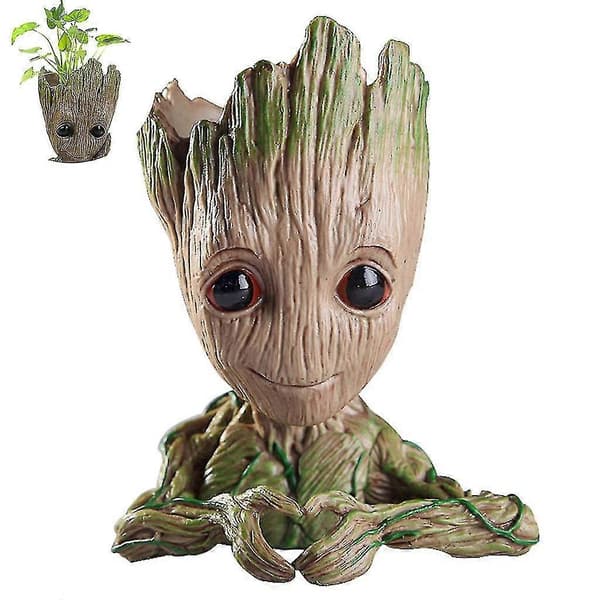 Baby Groot Blomsterpotte - Innovativ Actionfigur Til Planter Tw