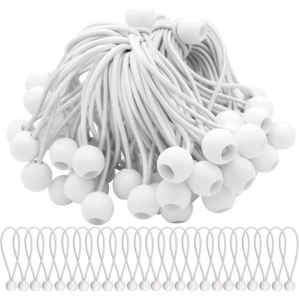 Paket med 75 st Bungee-snören med gummikulor, ZQKLA