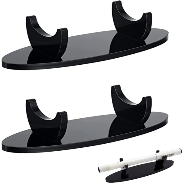 2 Stykker Akryl Display Stativ Pen Display Stativ Horisontal S,ZQKLA