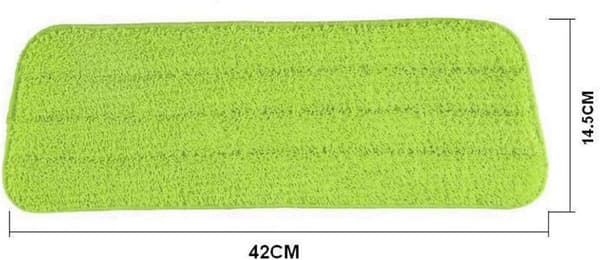 Mikrofiber Moppklut, Utbyttbare Rengjøringsputer, Vått og Tørt Mopp