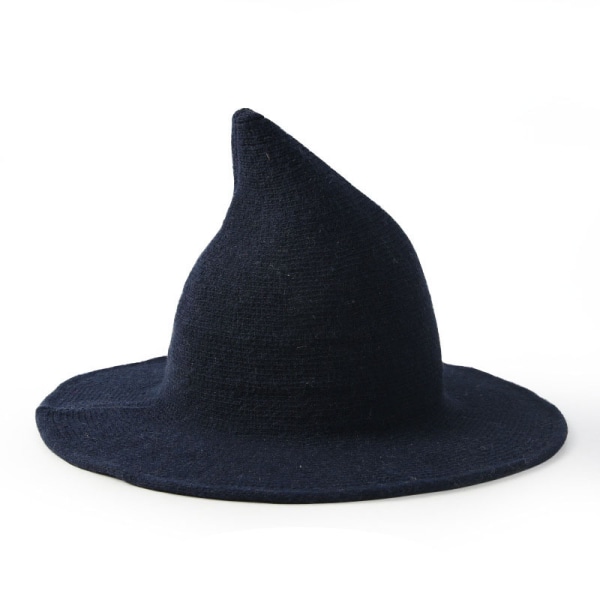 Heksehatter for kvinner Moderne strikket ulllue Cap for Halloween ,ZQKLA