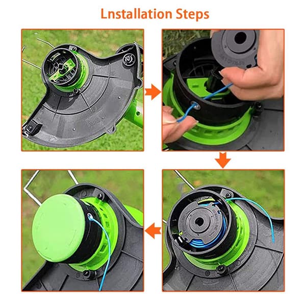 Ukrudtshoved nylon reb græsslåmaskine trimmer ukrudtsbekæmpelse tilbehør com,ZQKLA