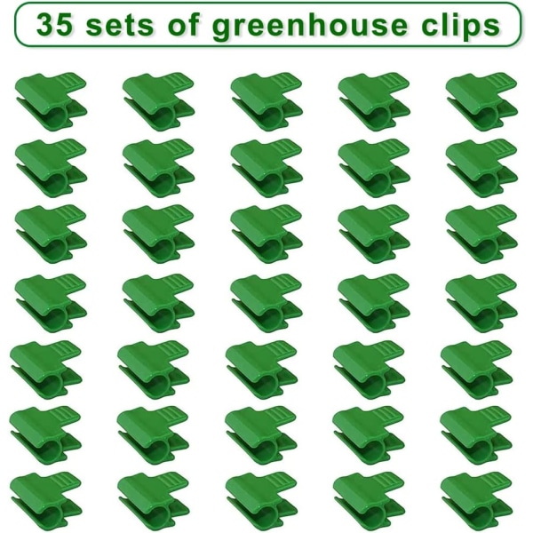 35 stycken växthusfilmsklämmor, cover , växthus, ZQKLA