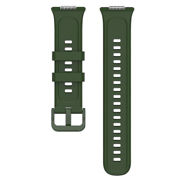Silikone urrem til Huawei Watch Fit 2, vandtæt udskiftningsarmbånd Turquoise, Army Green Style J Huawei Watch Fit 2