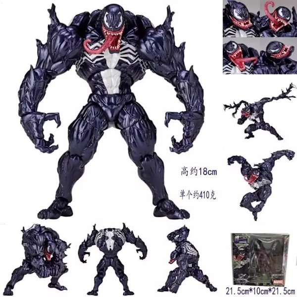18 cm samlarbar spindel actionfigur, perfekt present till pojkar