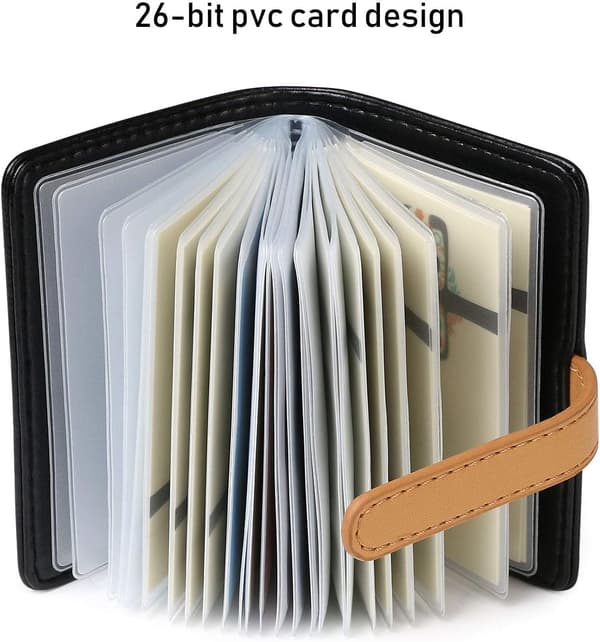 Visitkort Holder, Stor Bærbar Visitkort Notebook, ZQKLA