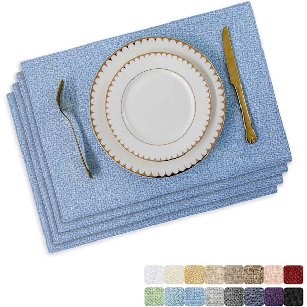 Pöytätabletit, 4 kpl, lämmönkestävät maalaistalon boho-pöytätabletit B, ZQKLA