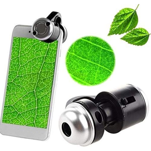 30X Zoom Upplyst LED Mikroskop Förstoringsglas Clip-on Cell P,ZQKLA