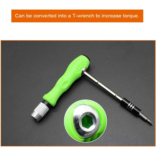 Precisionsskruvmejselsats, 32-i-1 Mini Torx Skruvmejselsats, ZQKLA
