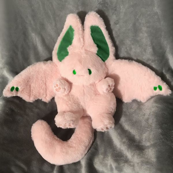Sød Bat Kanin Plys Pude Kawaii Bat Kanin Fyldt Dyr til