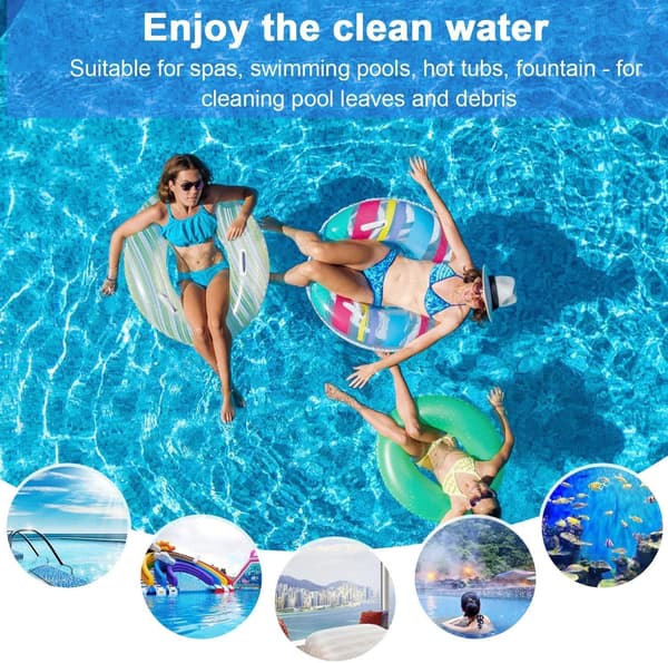 Overfladenet til swimmingpool, skimmernet til blade, Fi