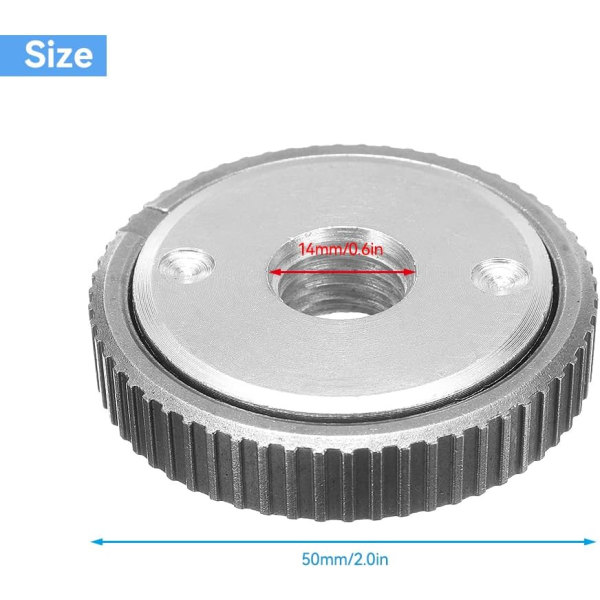 Hurtigfrigjøringsmutter passer til alle vinkelslipere med 14 tråder, An,ZQKLA