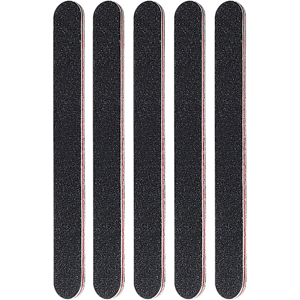 5 ST Professionell Nagelfil, Dubbelsidig - 100/180 Grit Was, ZQKLA