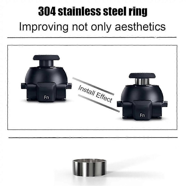 Modifieringskit för Ps5 Edge-handkontroll, handtagsskyddsring 4pcs smooth ring