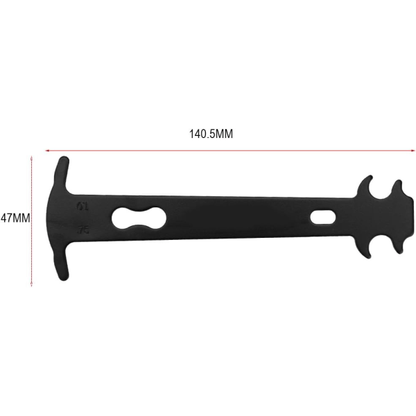 Gauge Bike Chain Measure Checker Wear Indicator Tool Ruler R,ZQKLA