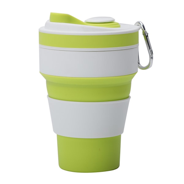 Sammenklappelig Kaffe Kop (Grøn), Genanvendelig Kaffe Kop 350ML Por,ZQKLA