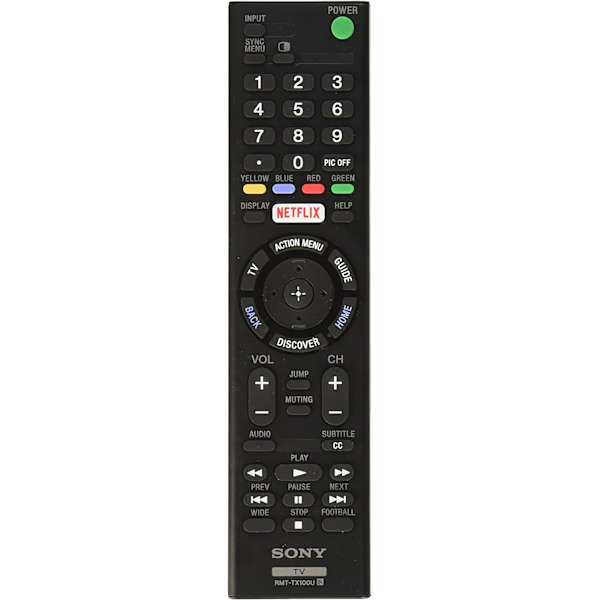 Passer til Sony lyd fjernkontroll, Sony lyd fjernkontroll erstatning RMT-TX100B