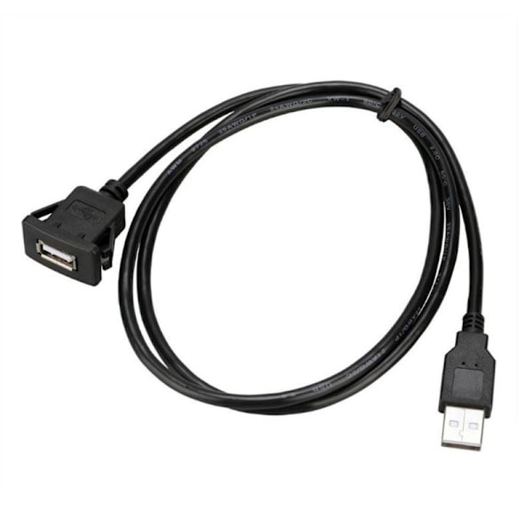 2 Pak Square Single Port USB 3.0 Panel Flush Mount Forlængerkabel