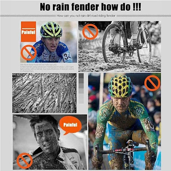 2 Stycken Kolfiber MTB Stänkskärmar, Kolfiber MTB Stänkskärm, ZQKLA