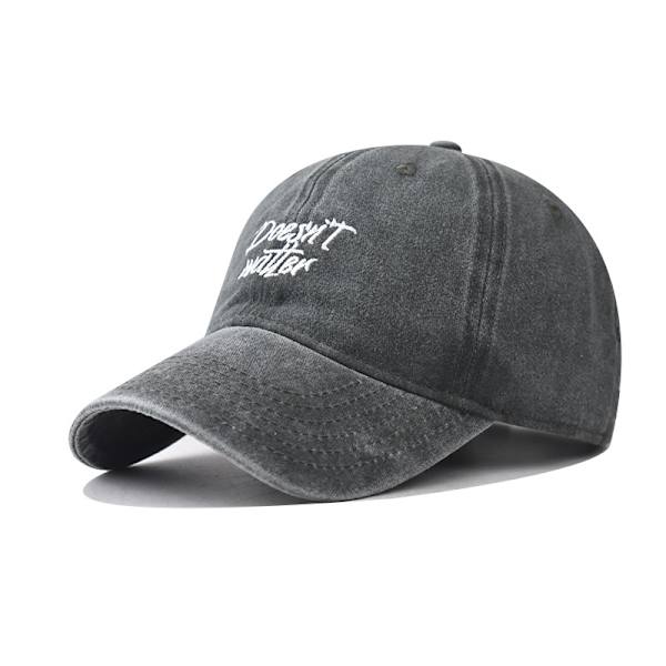 Elegant vill baseballcaps, vasket bomull lastebilcaps, retro pappahatt for menn og kvinner