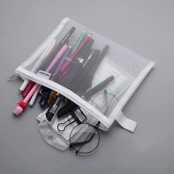 5 Stk. A5 Lynlås Dokumentpose Nylon Lynlåspose Dokumentmappe, ZQKLA