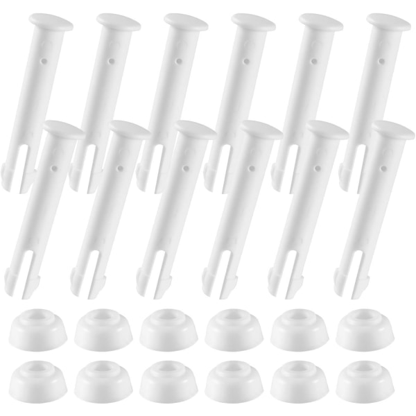 Plastiska poolfogstift (12 st) för Intex 10ft-12ft, med 12p, ZQKLA
