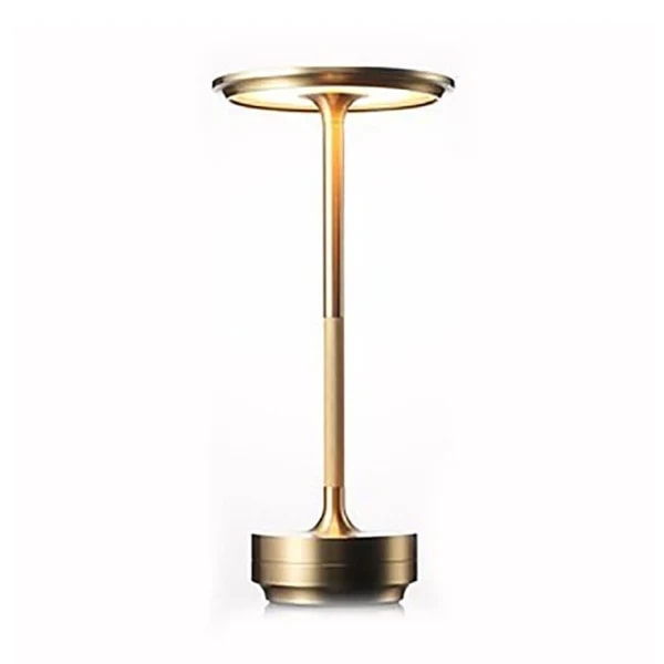 Trådløs bordlampe Dimbar Metall Oppladbar Gull Gull