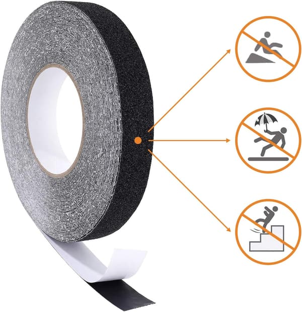 Anti-halktejp för trappor, friktion, slip för säkerhet